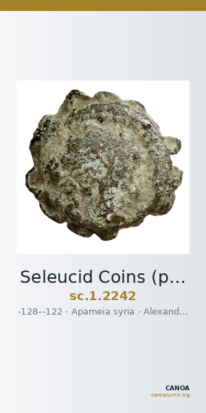 Seleucid Coins (part 2) 2242 — CANOA