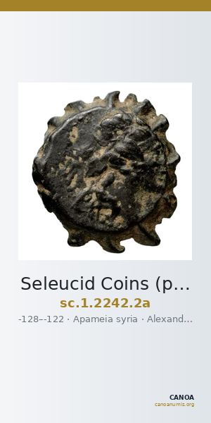 Seleucid Coins (part 2) 2242.2a — CANOA