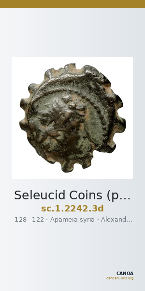 Seleucid Coins (part 2) 2242.3d — CANOA