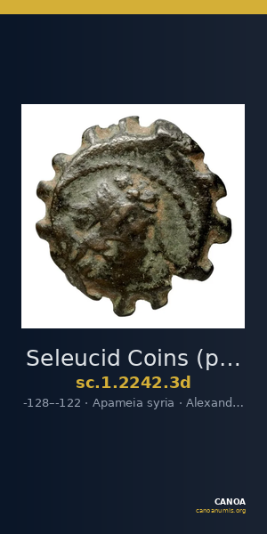 Seleucid Coins (part 2) 2242.3d — CANOA