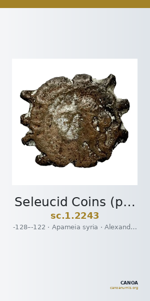 Seleucid Coins (part 2) 2243 — CANOA
