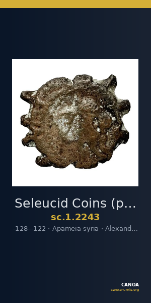 Seleucid Coins (part 2) 2243 — CANOA