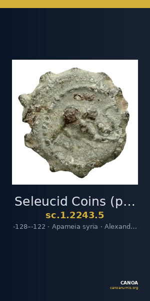 Seleucid Coins (part 2) 2243.5 — CANOA
