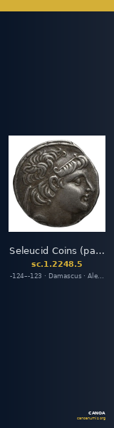 Seleucid Coins (part 2) 2248.5 — CANOA