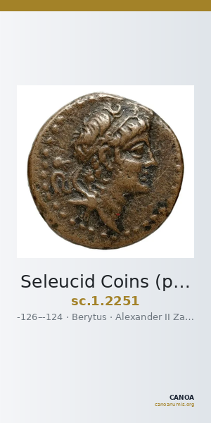 Seleucid Coins (part 2) 2251 — CANOA