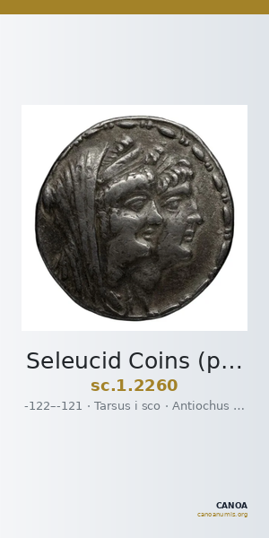 Seleucid Coins (part 2) 2260 — CANOA