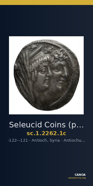 Seleucid Coins (part 2) 2262.1c — CANOA