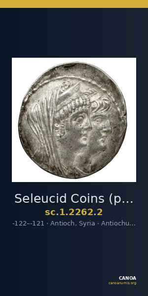 Seleucid Coins (part 2) 2262.2 — CANOA