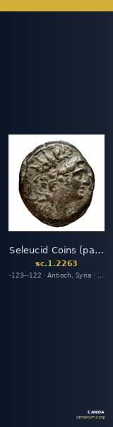 Seleucid Coins (part 2) 2263 — CANOA