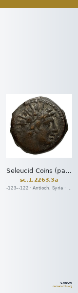 Seleucid Coins (part 2) 2263.3a — CANOA