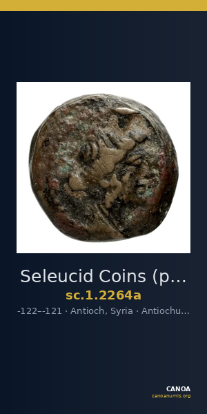 Seleucid Coins (part 2) 2264a — CANOA