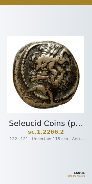 Seleucid Coins (part 2) 2266.2 — CANOA