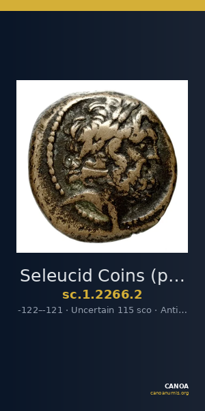 Seleucid Coins (part 2) 2266.2 — CANOA