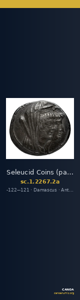 Seleucid Coins (part 2) 2267.2a — CANOA
