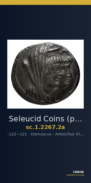 Seleucid Coins (part 2) 2267.2a — CANOA