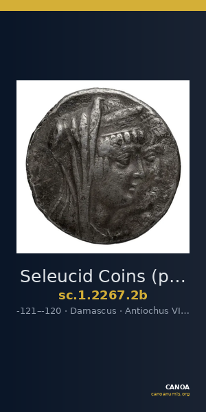 Seleucid Coins (part 2) 2267.2b — CANOA