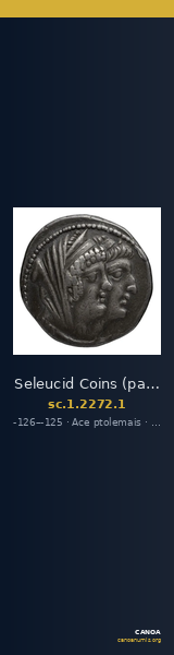 Seleucid Coins (part 2) 2272.1 — CANOA