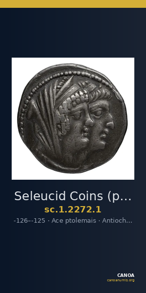Seleucid Coins (part 2) 2272.1 — CANOA
