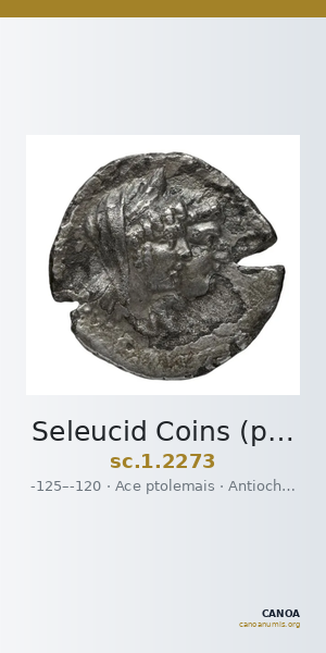 Seleucid Coins (part 2) 2273 — CANOA