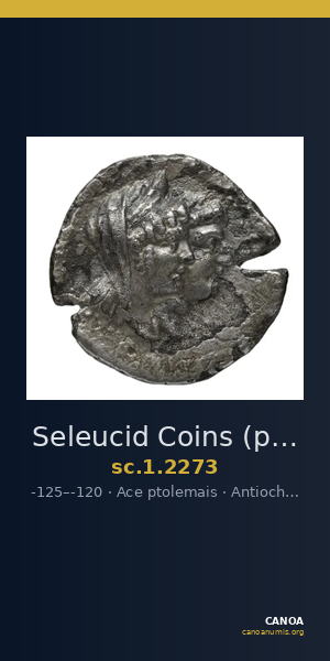 Seleucid Coins (part 2) 2273 — CANOA