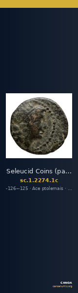 Seleucid Coins (part 2) 2274.1c — CANOA