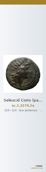 Seleucid Coins (part 2) 2274.2a — CANOA