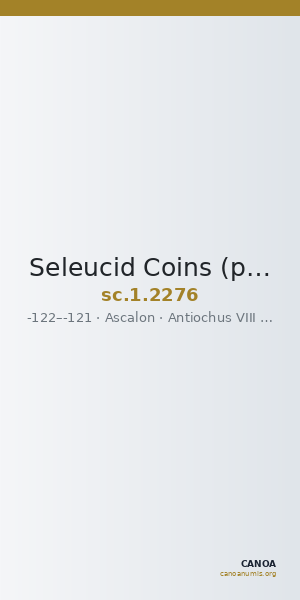 Seleucid Coins (part 2) 2276 — CANOA