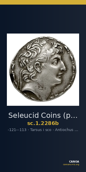 Seleucid Coins (part 2) 2286b — CANOA
