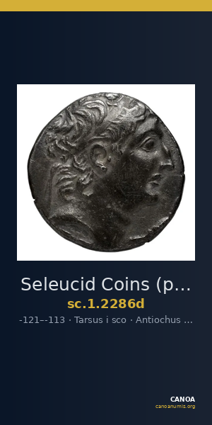 Seleucid Coins (part 2) 2286d — CANOA