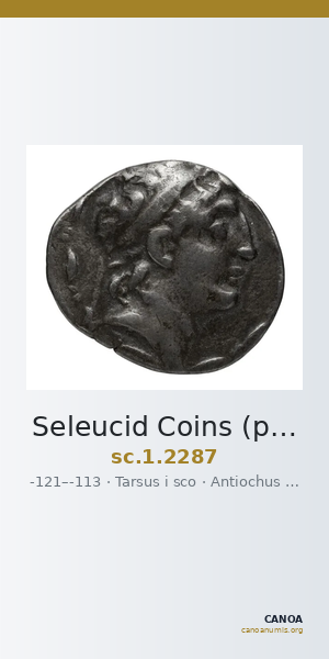Seleucid Coins (part 2) 2287 — CANOA