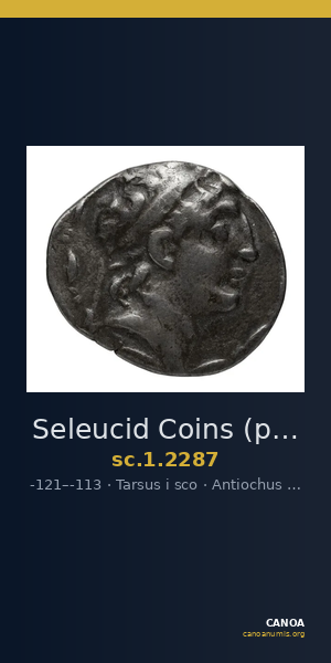 Seleucid Coins (part 2) 2287 — CANOA