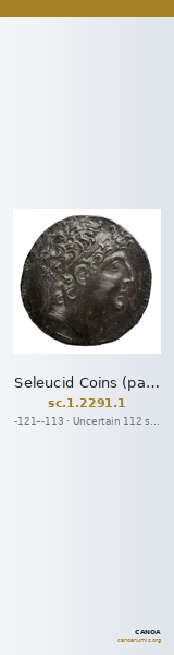 Seleucid Coins (part 2) 2291.1 — CANOA
