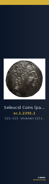 Seleucid Coins (part 2) 2291.1 — CANOA