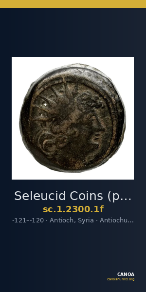 Seleucid Coins (part 2) 2300.1f — CANOA