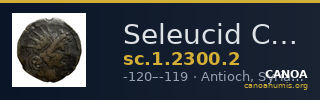 Seleucid Coins (part 2) 2300.2 — CANOA