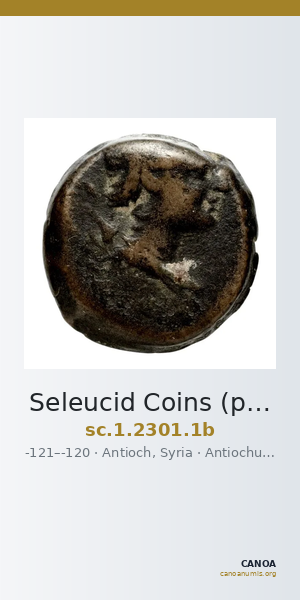Seleucid Coins (part 2) 2301.1b — CANOA