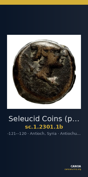 Seleucid Coins (part 2) 2301.1b — CANOA