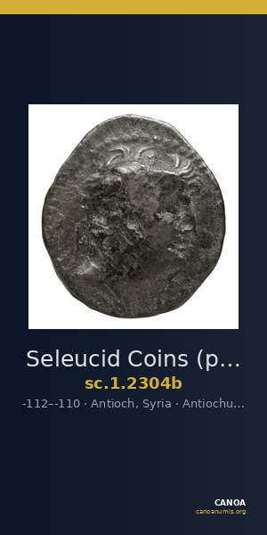 Seleucid Coins (part 2) 2304b — CANOA