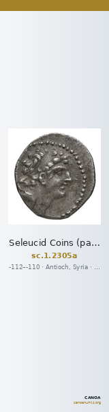 Seleucid Coins (part 2) 2305a — CANOA