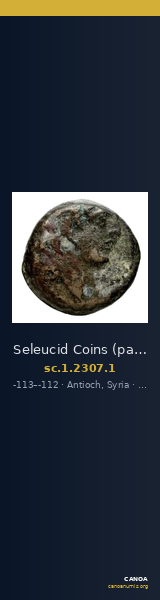 Seleucid Coins (part 2) 2307.1 — CANOA
