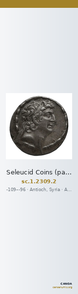 Seleucid Coins (part 2) 2309.2 — CANOA