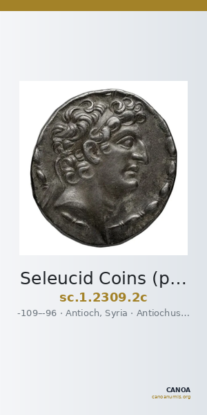 Seleucid Coins (part 2) 2309.2c — CANOA