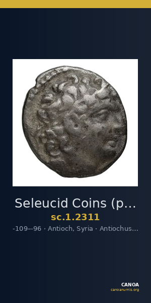 Seleucid Coins (part 2) 2311 — CANOA
