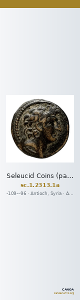 Seleucid Coins (part 2) 2313.1a — CANOA