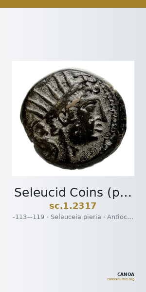 Seleucid Coins (part 2) 2317 — CANOA
