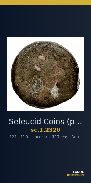 Seleucid Coins (part 2) 2320 — CANOA
