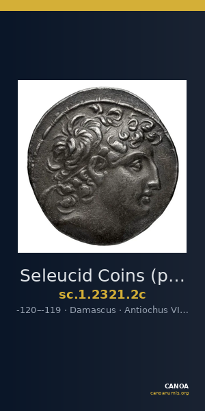Seleucid Coins (part 2) 2321.2c — CANOA