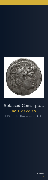 Seleucid Coins (part 2) 2322.3b — CANOA