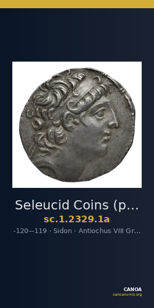 Seleucid Coins (part 2) 2329.1a — CANOA