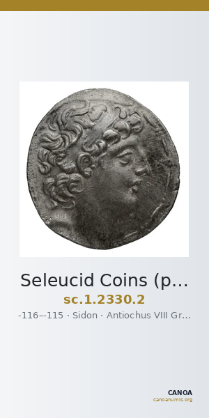 Seleucid Coins (part 2) 2330.2 — CANOA
